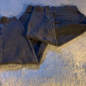 Athleta velour jogging/lounging pants